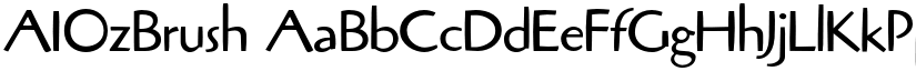 AIOzBrush font download