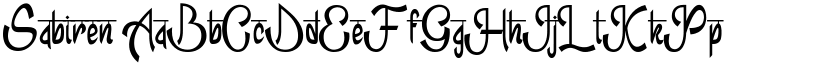 Sabiren font download