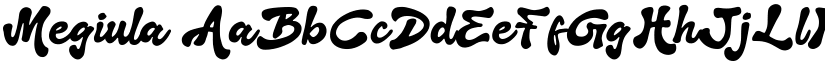 Megiula font download