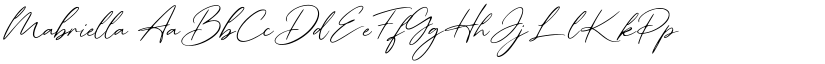 Mabriella font download