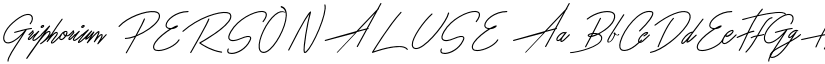 Griphorium PERSONAL USE font download