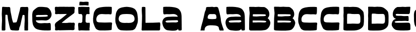 Mezicola font download