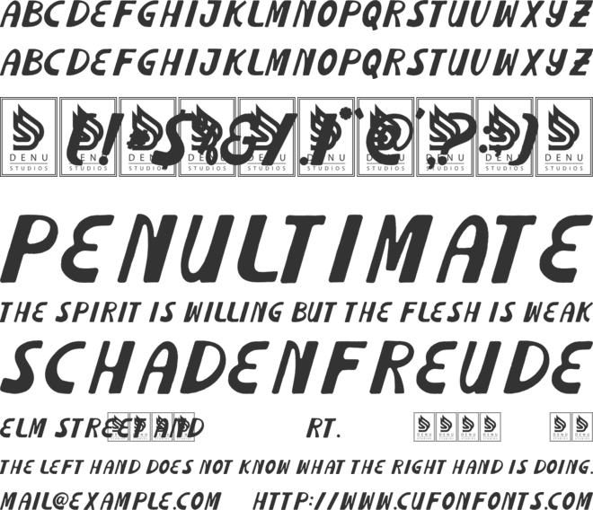 Vinyl Player font preview