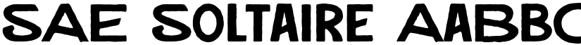SAE Soltaire font download