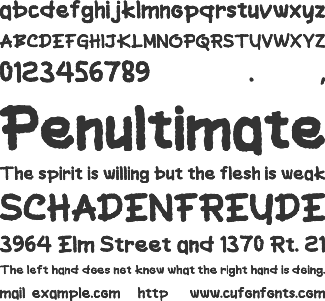 Kolumba font preview