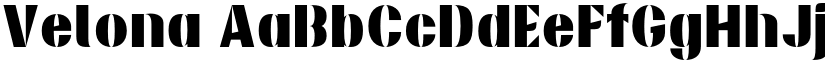 Velona font