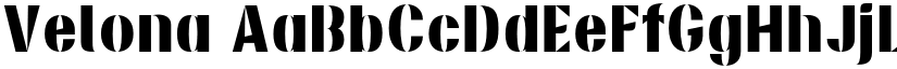 Velona font