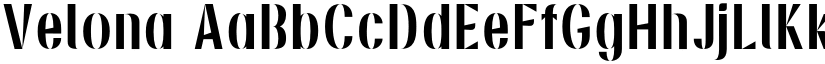Velona font download