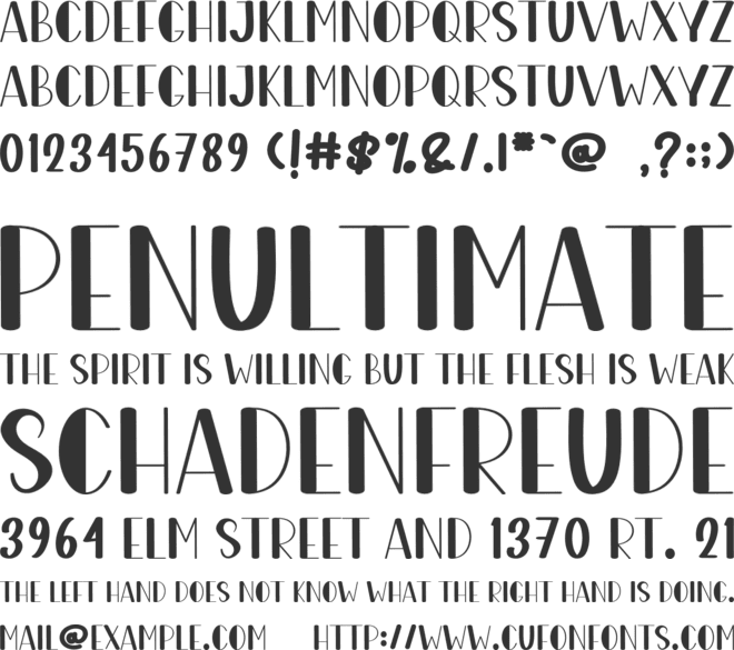 Comic Golden font preview