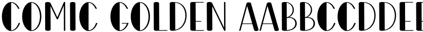Comic Golden font