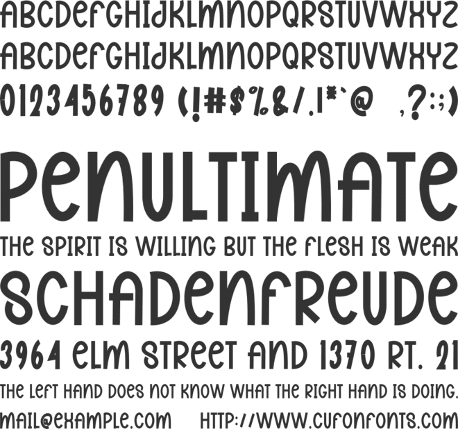 Season Valentine font preview