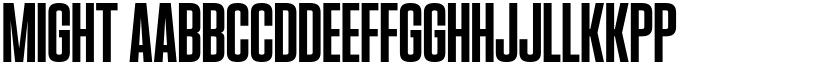 Might font download