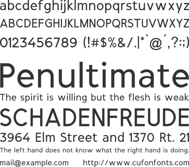 Rellion font preview