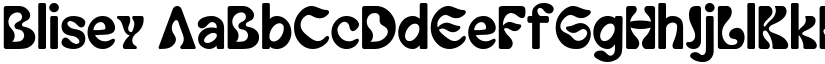 Blisey font download