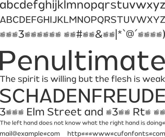 Pavona Alta Trial font preview