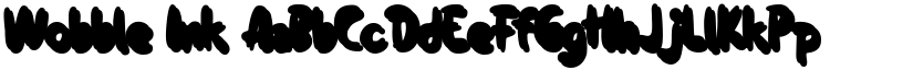 Wobble Ink font download