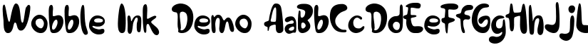 Wobble Ink Demo font