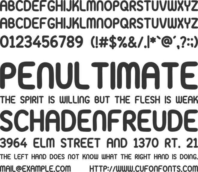 Yovalina Dream font preview