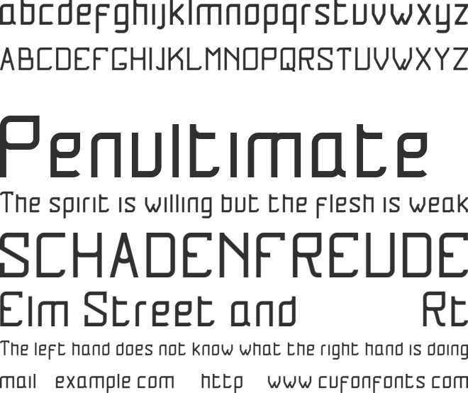 Lurix font preview