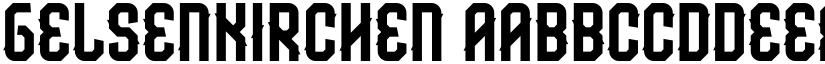Gelsenkirchen font download