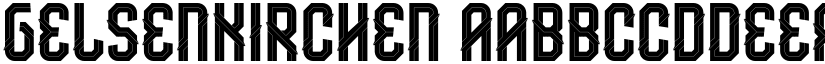Gelsenkirchen font
