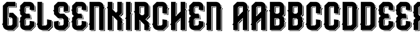 Gelsenkirchen font