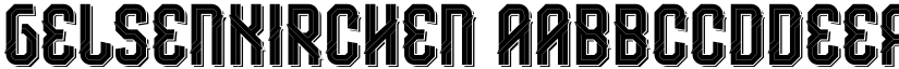 Gelsenkirchen font