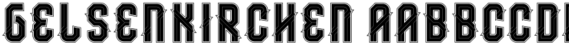 Gelsenkirchen font