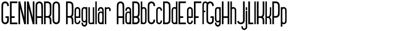GENNARO font download