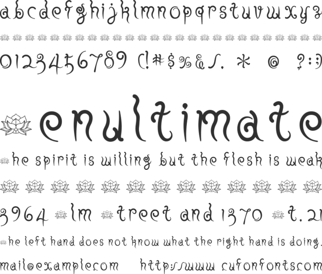 Fuu font preview