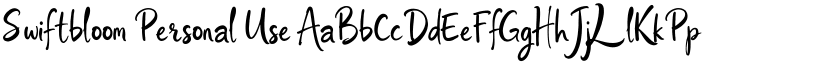 Swiftbloom Personal Use font download
