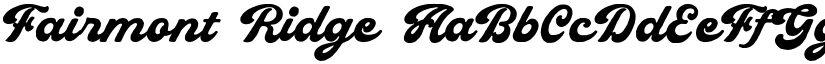 Fairmont Ridge font download