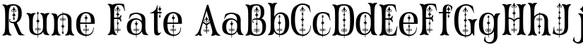 Rune Fate font