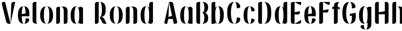 Velona Rond font download