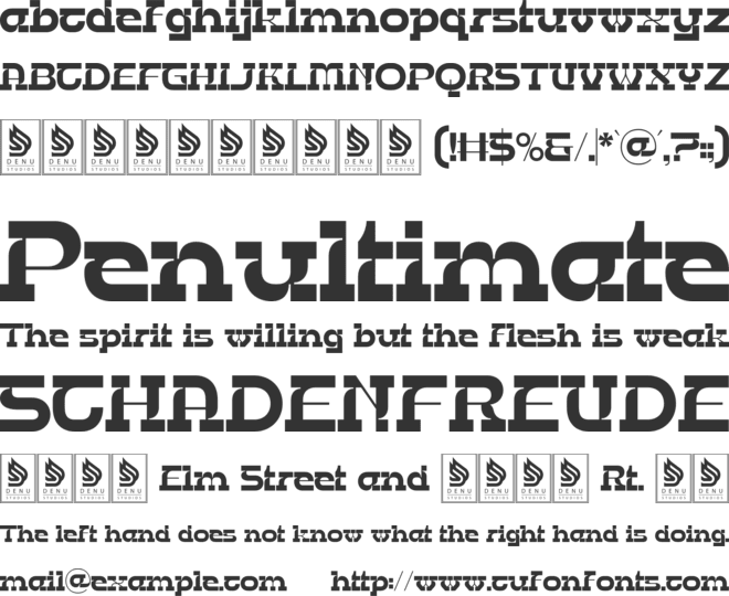 Bebop Rodeo font preview