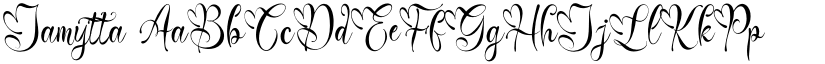Jamytta font