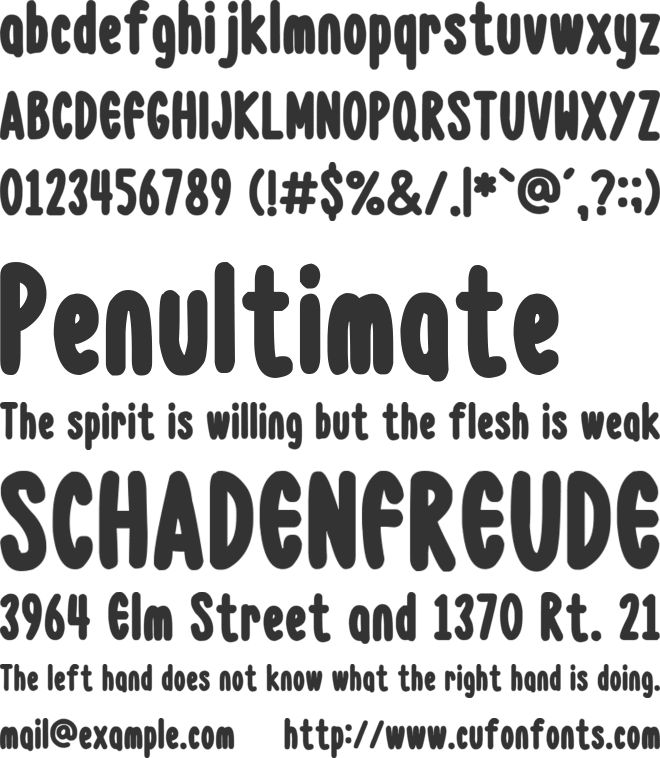 Leoniero Mellise font preview
