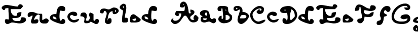 Endcurled font download