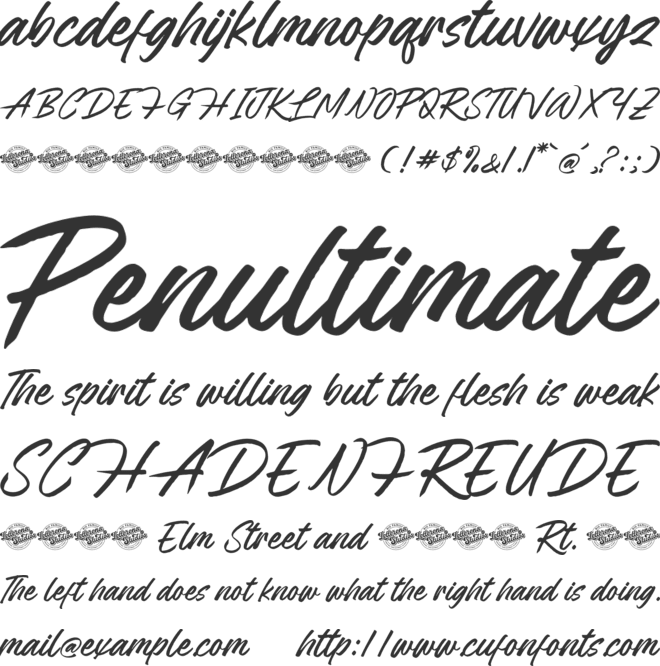 Legont Heritage font preview
