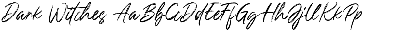 Dark Witches font download