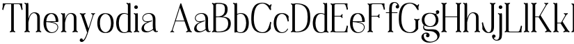 Thenyodia font download