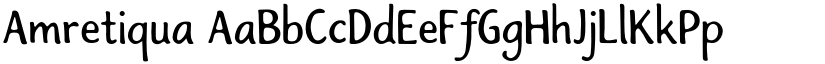 Amretiqua font download