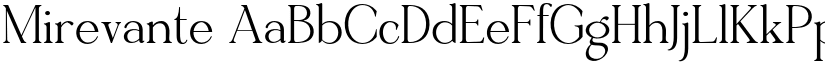 Mirevante font download