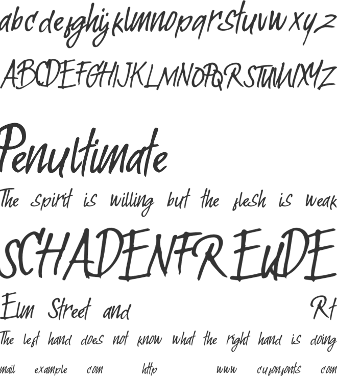 Rumetes font preview