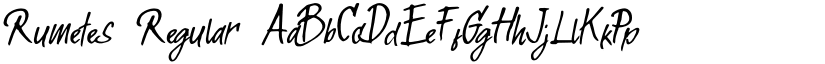 Rumetes font download