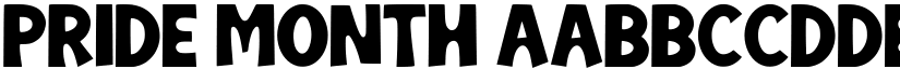 Pride Month font download