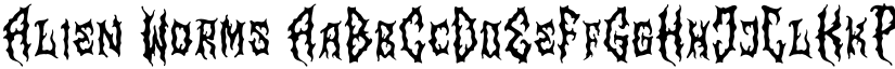 Alien Worms font download