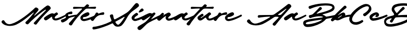 Master Signature font download
