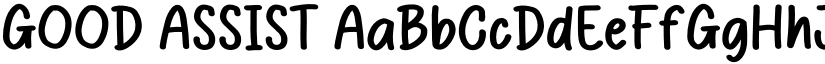 GOOD ASSIST font