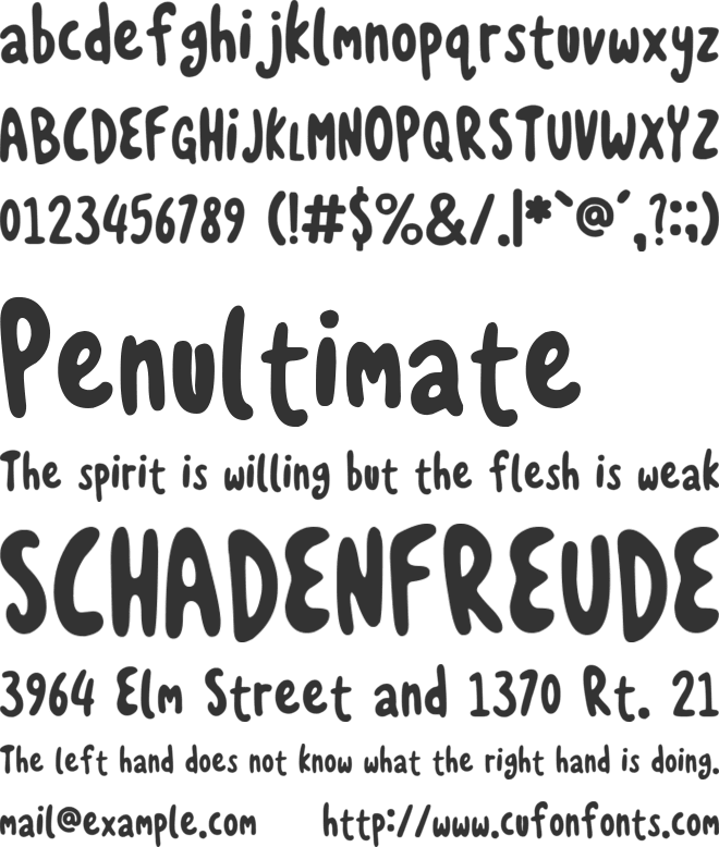 Valentina Elise font preview